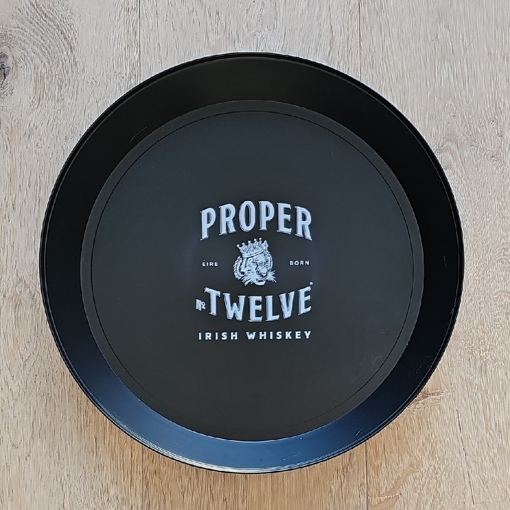 Proper Twelve Black Serving Tray